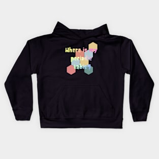 where is my periodic table? Kids Hoodie